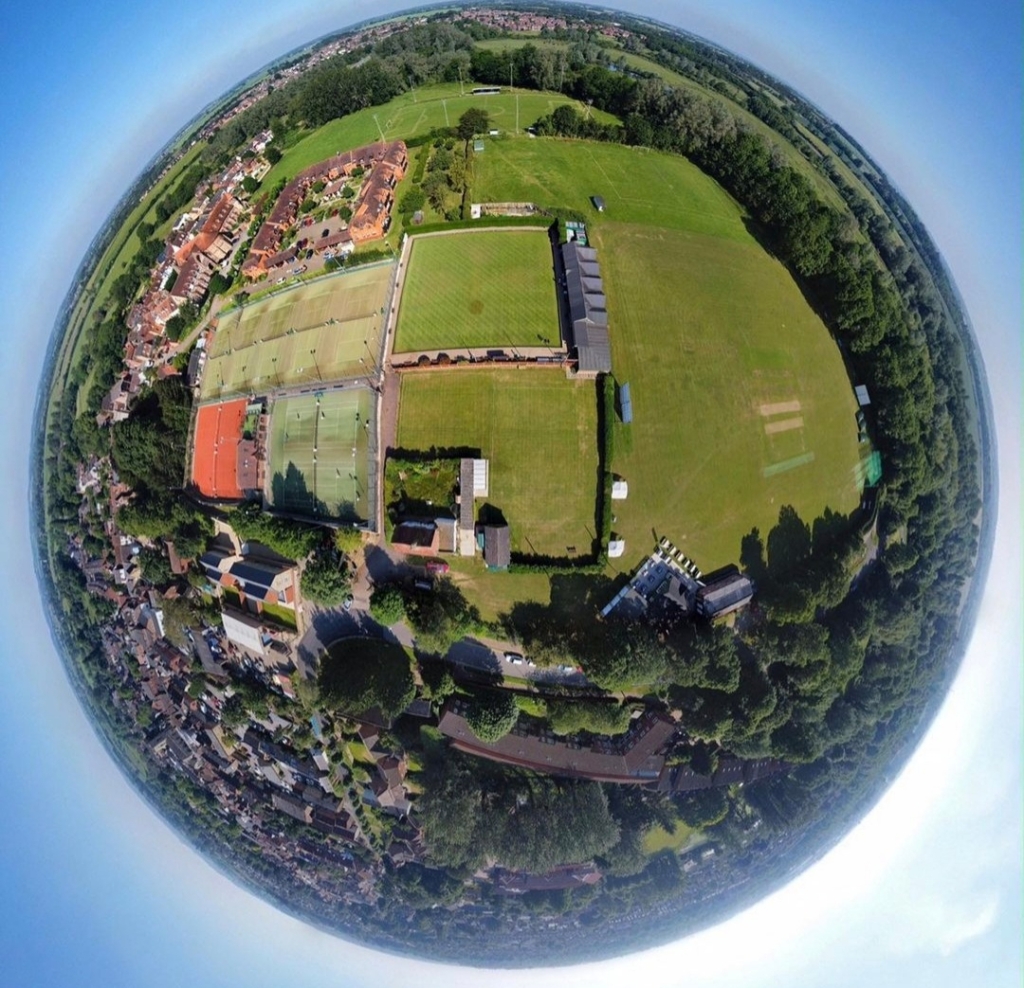 Aerial View of the Croquet Grounds